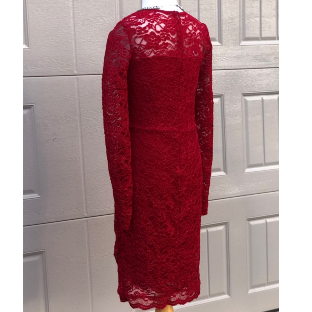 🌷 Maurices Tulip Style Red Lace Dress 🌷 - Picture 6 of 8